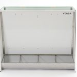 Dispensador de pienso seco para cerdos de engorde, 4 comederos