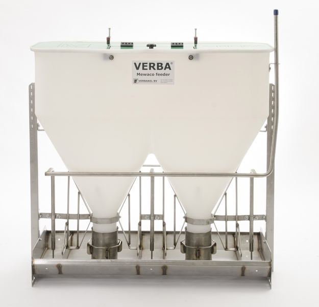 A00-4135 Comedero Mewaco Duo para cerdos de engorde Comedero para pienso para cerdos de engorde Mewaco