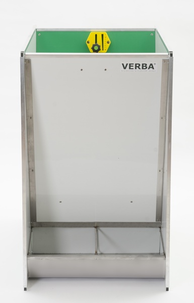 A00-1039 KR SM2100D KR comedero para pienso seco para cerdos Comedero para cerdos de dos compartimentos, doble