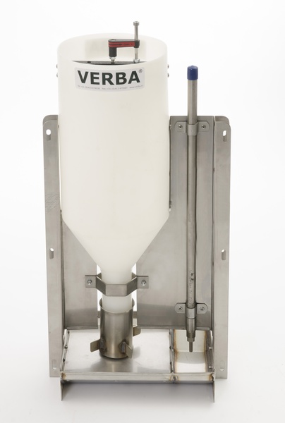 A00-4120 Comedero para jaula de cría Mewaco Comedero para la jaula de parto con tetina para beber