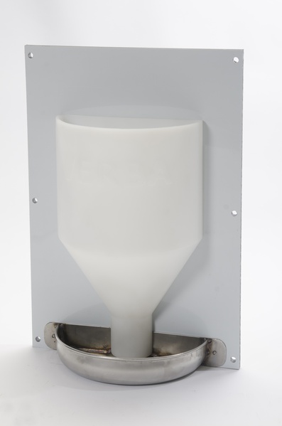A00-0458 Comedero para lechones, individual Comedero para la jaula de parto, para colocar contra la pared