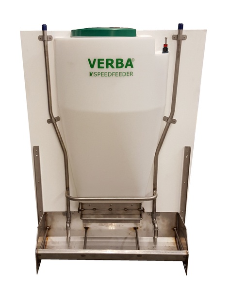 Speedfeeder individual con compartimento adicional para comida Comedero Speedfeeder extra ancho para cerdos