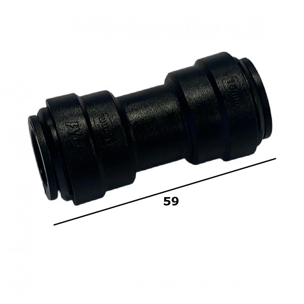 Dimensiones del racor rápido para calefacción por suelo radiante de 15 mm Conexión rápida de 15 mm para calefacción por suelo radiante de 15 mm