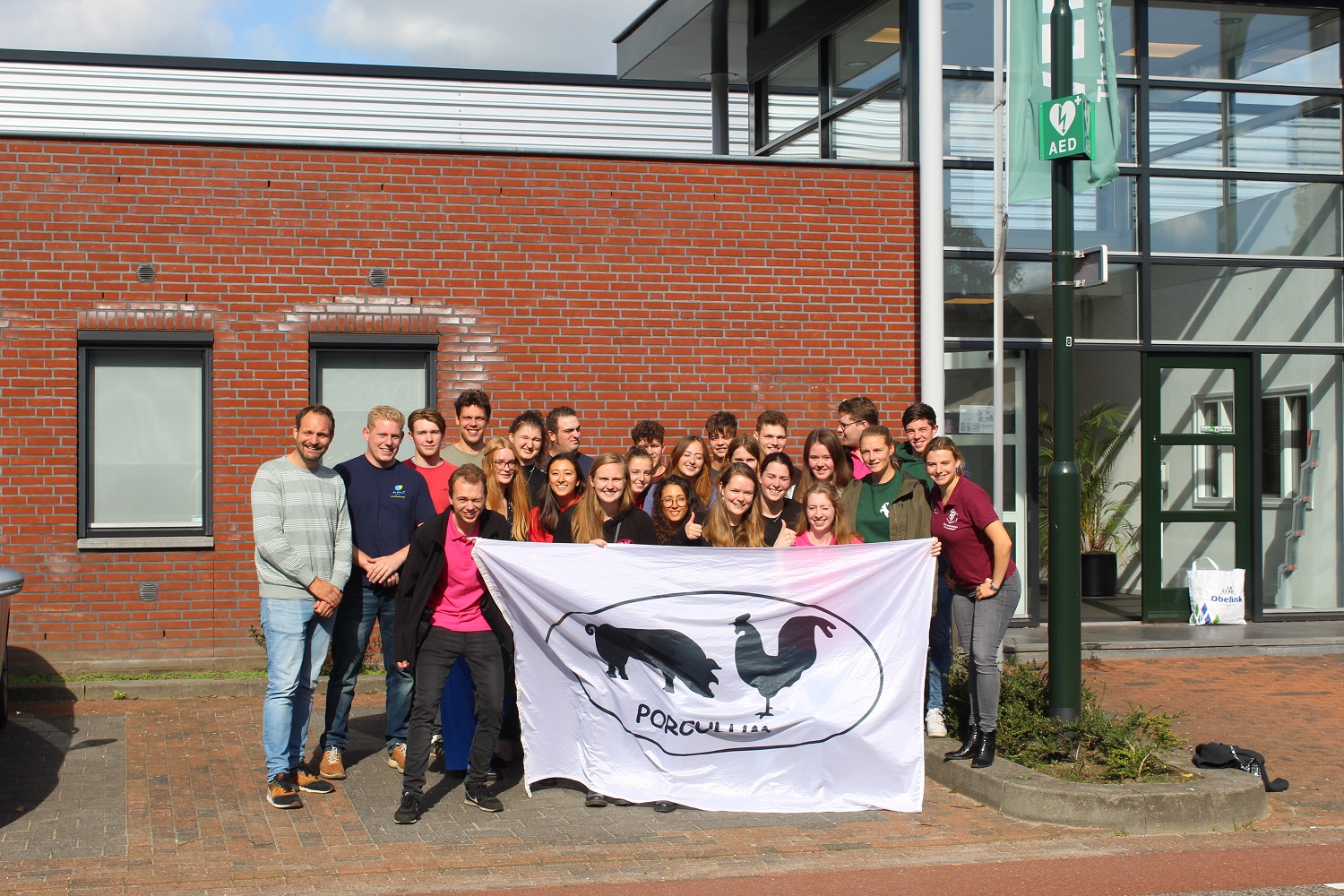 Foto de grupo de Porculum de la Universidad de Wageningen